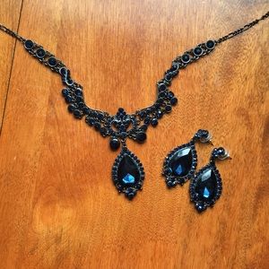 Vintage Inspired Necklace and Earrings Set
